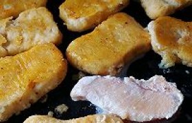 香煎鸡肉辣拌菜怎么做