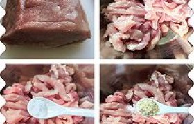 双椒炒肉丝怎么做