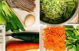 豆花素拌面怎么做