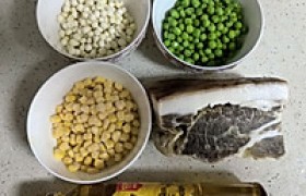 鸡头米咸肉小炒怎么做
